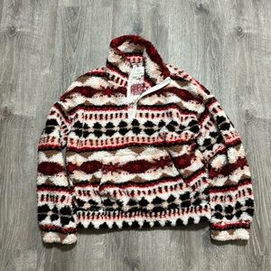 Arie Fuzzy quarter zip